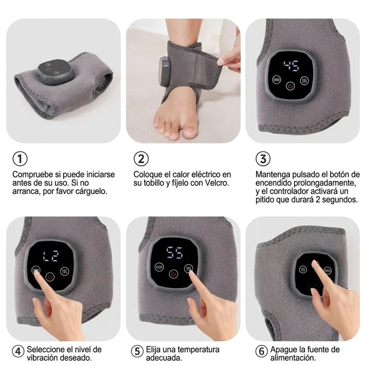 HeatWave™ Tobillera Inteligente con Calor y Vibración